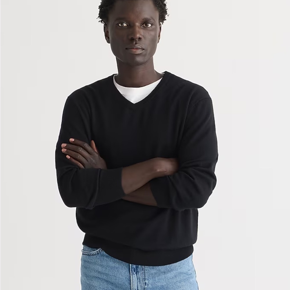 J crew Merino wool V-neck sweater